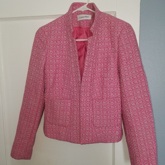 Calvin Klein Tweed Blazer - Picture 1 of 4